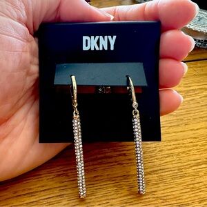 Gold DKNY Earrings